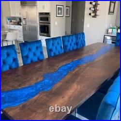 108 x 48 Epoxy Resin Center / Dining Table Top Resin Wooden Table Top