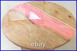 18 Epoxy Resin Side Table Top Handmade Home Office Decor Furniture