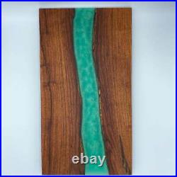 18 x 12 Center Table Top Epoxy Wood Table, Custom Order, Epoxy Resin Table