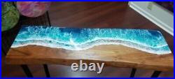 36 x 15 Epoxy Resin Console Table Top Handmade Home Decor Furniture
