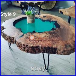 9 Custom made coffee table top resin epoxy