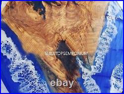 Blue Epoxy Resin Table coffee Table Epoxy Side Table Epoxy Center Tables Decors