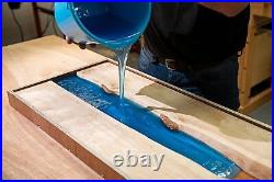 Blue Ocean Epoxy Resin Table, Customized Ocean Resin Epoxy Table, Handmade Table