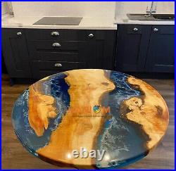 Blue Ocean Epoxy Resin Table Top Loved Ones Gifts Kitchen Decor Table Home Top