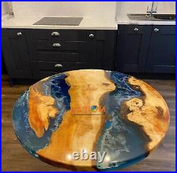 Blue Ocean Epoxy Resin Table Top Loved Ones Gifts Kitchen Decor Table Home Top
