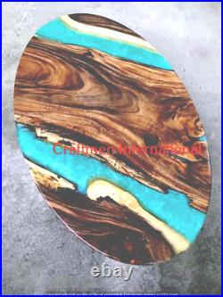 Blue River Wave Epoxy Coffee Table, Sofa table, Side table, Center table