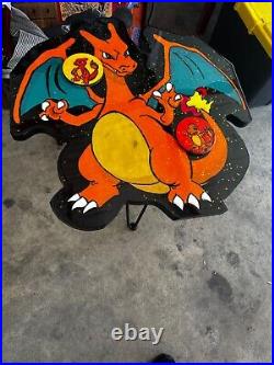 Custom painted Pokemon epoxy resin table