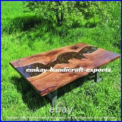 Epoxy Resin Dining Table Top, Office Center Table Top, Hallway Furniture Table