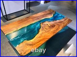 Epoxy Resin Table, Dining Room Epoxy Table, Resin Epoxy Table, River Table Top