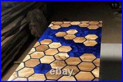 Epoxy Resin Table Top, Dining Epoxy Side Table Top, Handmade Furniture Decors