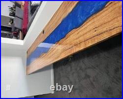 Epoxy Resin Top Table, Acacia Wooden Resin Handmade Furniture, Epoxy Countertops