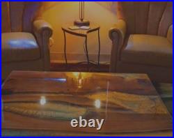 Epoxy Table Top, Center Table, Acacia Wood Side Table, Hallway Furniture Decor