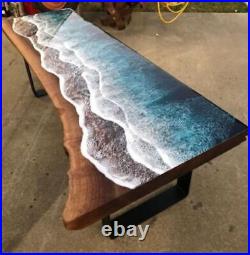 Epoxy Wooden Live Edge Table Top Home Furniture Decor