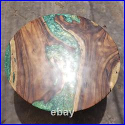 Green Epoxy Table, Epoxy Resin Table Tops, Handmade Table, Wooden Dining Table