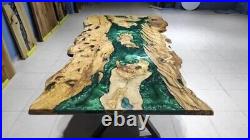 Large Indoor Epoxy Dining Table Resin Coffee Table Living Room Table Epoxy Table