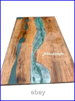 New design Epoxy, Resin, Acacia Wooden Table top, rectangle Table, Custom order