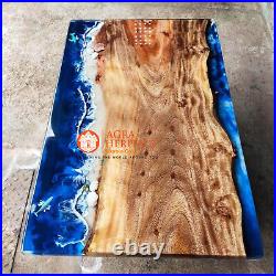 Resin River Epoxy Console Coffee Table Handmade Natural Wood Acacia Furniture