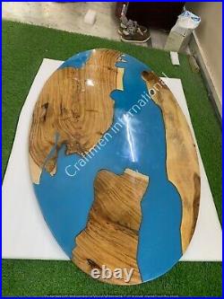 Round Epoxy Coffee Table, Sofa table, Side table, Custom table, Without stand