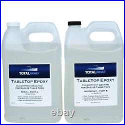 Table Top Epoxy Resin 2 Gallon Kit Crystal Clear Coating and Casting Resin 2022