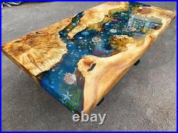 Tuzech Epoxy Table Fully Customised Thick Resin River Table Top