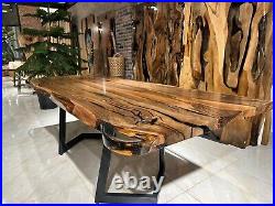 Ultra Clear Dining Epoxy Table, Kitchen Table
